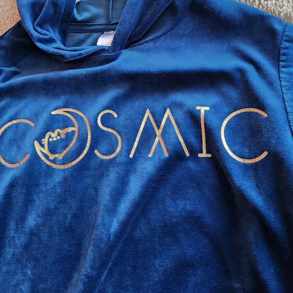 Pusheen Sweatshirt Navy Cosmic Soft Velour